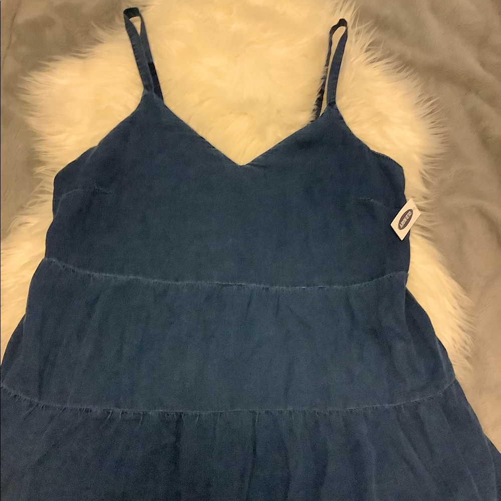 Jean Chambray Sleeveless Tank / Camisole top